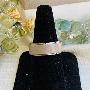 Tungsten Carbide Mens Ring Size 10.5